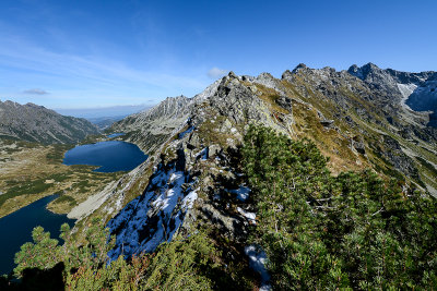 SE view along Kotelnica ridge 1990m, Tatra NP