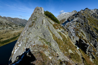 SE view along Kotelnica ridge 1990m, Tatra NP