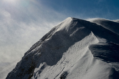 Approaching the summit of Konczysty Peak 2002m, Tatra NP