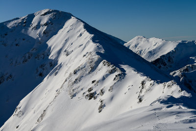 On the ridge towards Jarzabczy Peak 2137m, Tatra NP