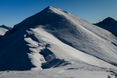 View eastwards on Starorobocianski Peak 2176m, Tatra NP