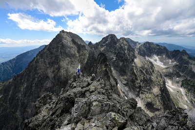 Myslelf on the summit of Kezmarsky Peak