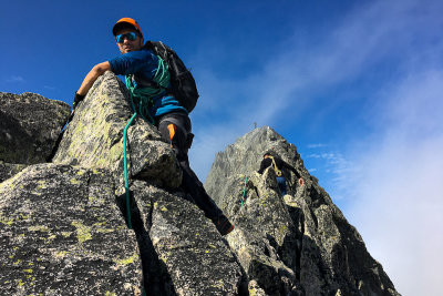 Szymon and Kamil on Ice Ridge
