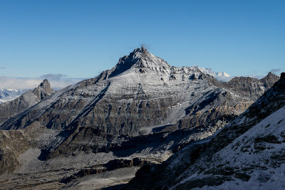 Looking towards Grivola 3969m from Grand Paradiso ascend
