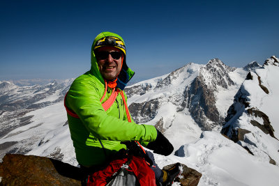 Myself on Lyskamm ridge