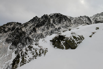 Granaty Peaks 2240m from the way up to Zawrat Pass