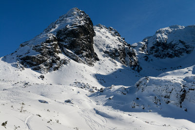 Koscielec 2155m seen from Green Gasienicowa Valley