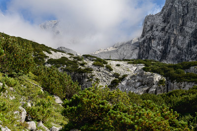 On the way up, Dachstein