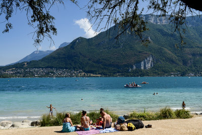 Marquisats Beach, Lake Annecy