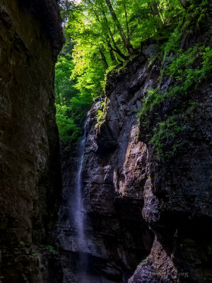 Garmisch Partnachklamm waterfall