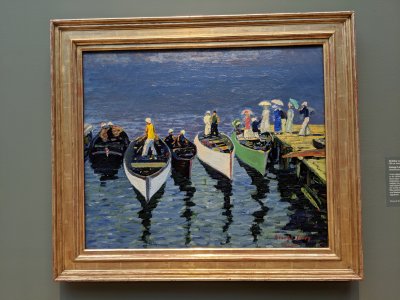George Luks: Holiday on the Hudson