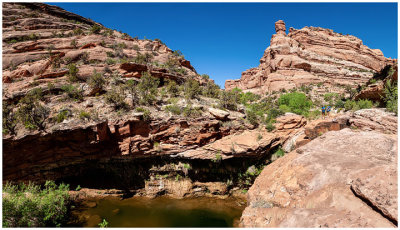 Large pool in Owl Canyon 