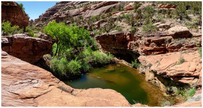 Large pool in Owl Canyon 