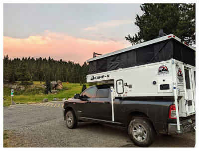 First night in the camper at Langohr Campground!