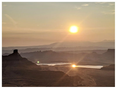 Potash Ponds seen from Dead Horse Point