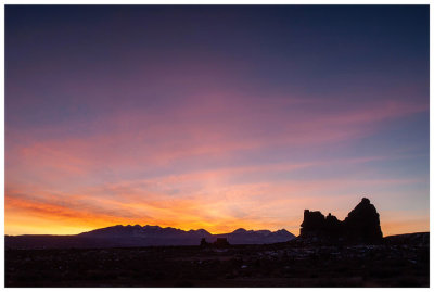 La Sal Mountains Sunrise