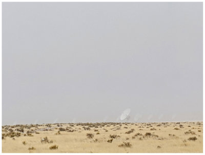 Very Large Array barely visible