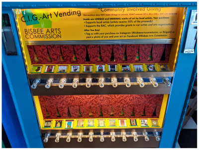 Art vending machine