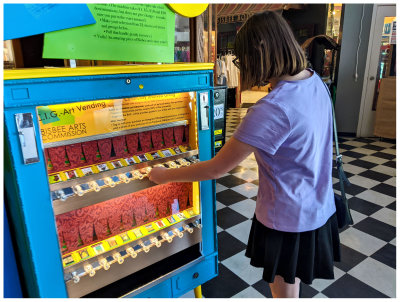 Art vending machine