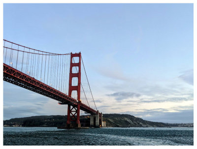 Under the Golden Gate Bridge