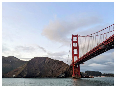 Under the Golden Gate Bridge