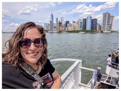 Manhattan skyline from the water