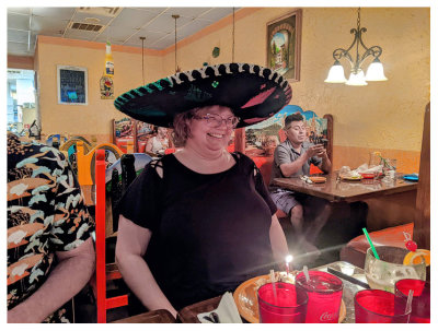 Celebrating Daniela's birthday at Margaritas