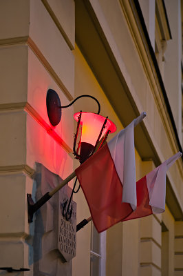 Red Lantern And Flags