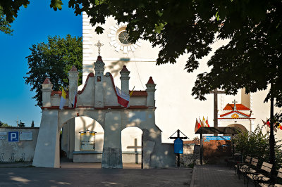 Church Gate In Janowiec