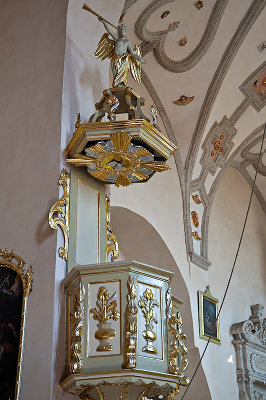 Church In Janowiec - The Pulpit