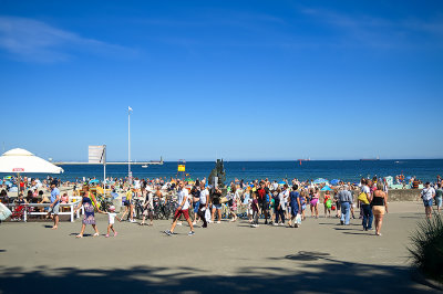 Rushing To The Beach