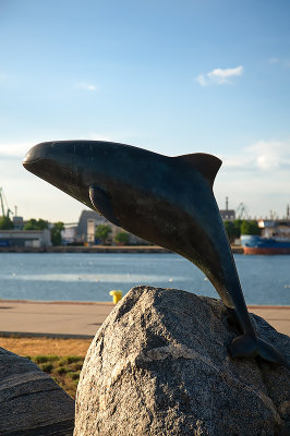 The Harbour Porpoise Statue
