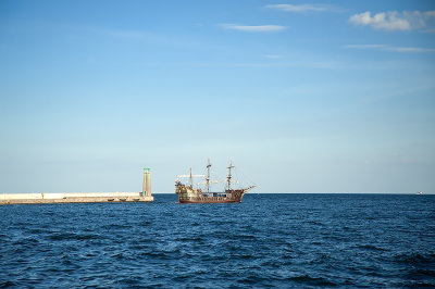 Galleon Regina At Gdansk Bay
