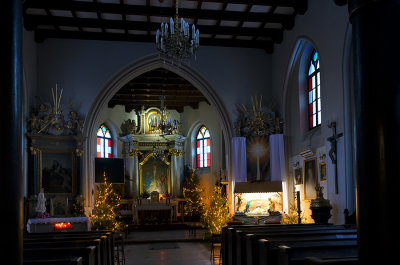 St. Jacob's Church At Christmas Time
