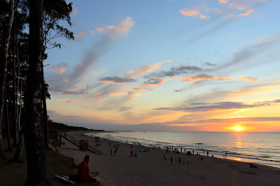 Sunset At Baltic Sea In August