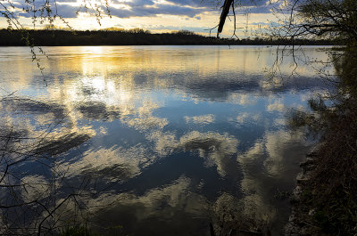 Clouds In The River