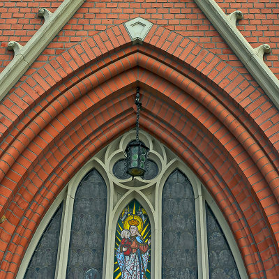 Lantern With Mary And Child