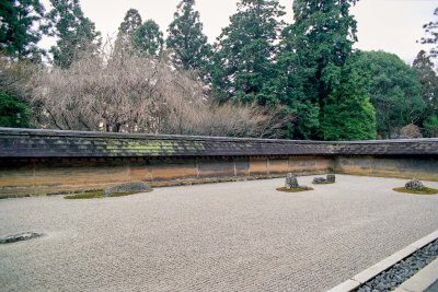 Stone garden in Kyoto Reala