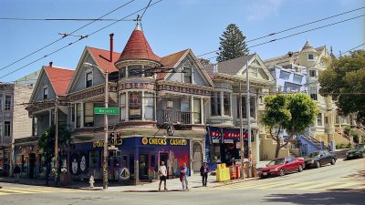 Shop and residence in SF Reala