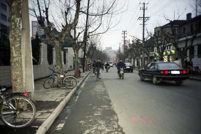 street in Shanghai 1998
