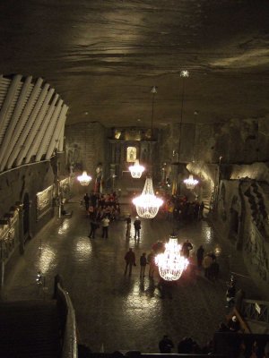 inside salt mine