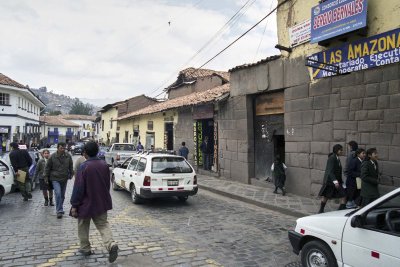Street in Cusco Peru Reala