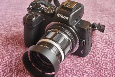 The lens + Nikon Z50