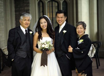 at their wedding 2003-Sep-14