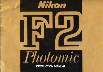 Nikon F2 Photomic Manual