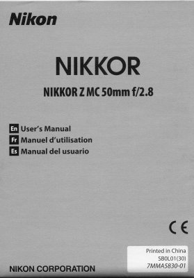 *NIKKOR Z MC 50mm f/2.8
