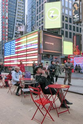 k in Times Square