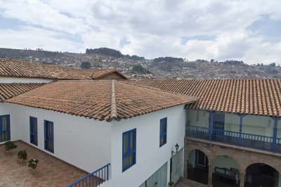 a view from the hotel in Cusco D70