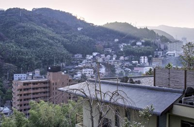 a view from Fukiya ryokan