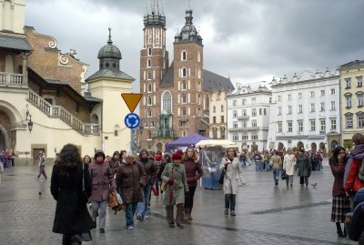 Large square in Krakow M8
